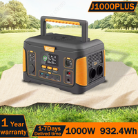 Flashfish J1000PLUS Portable Power Station 1000W Solar Generator 932Wh Lithium Battery Home Backup Outdoor Camping urgent power