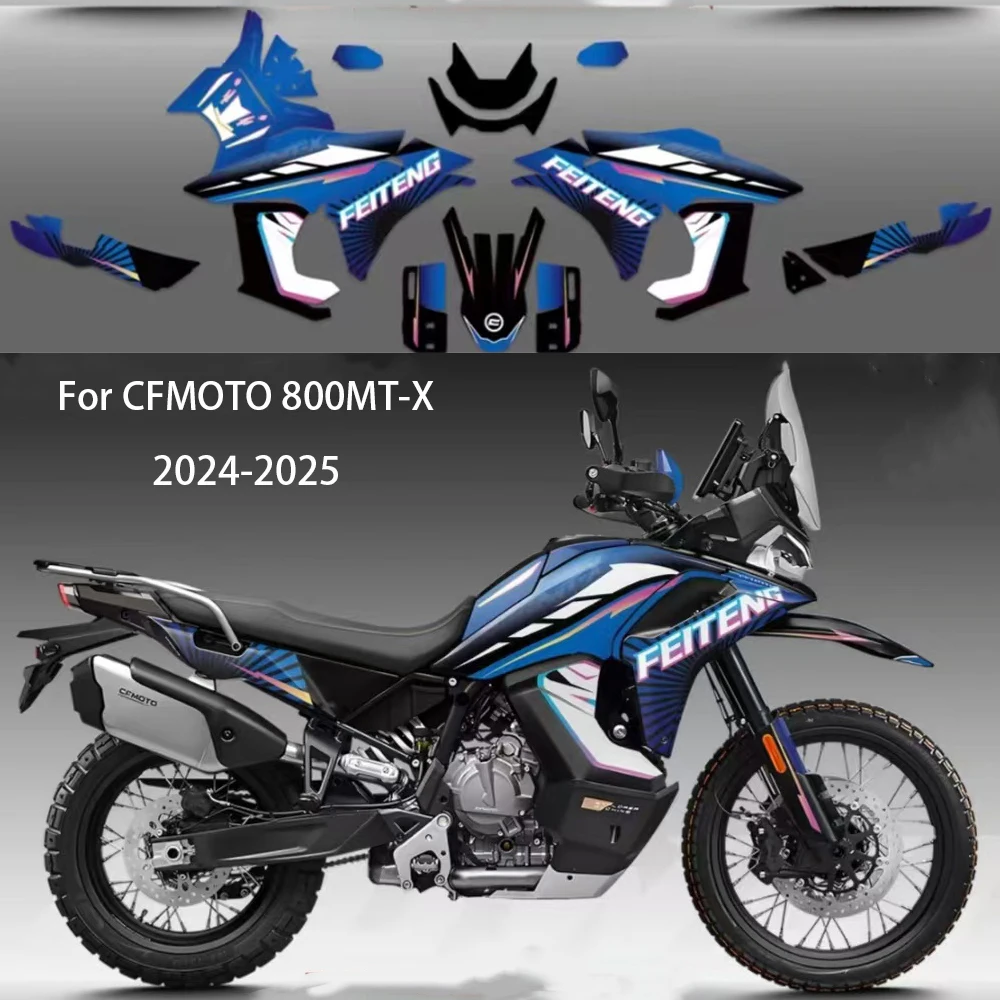 

For CFMOTO 800MT-X 2024-2025 Motorcycle waterproof and sun protection sticker New Motorcycle waterproof and sun protec
