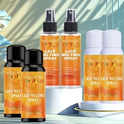 Merletto fusione Spray invisibile anteriore parrucca del merletto colla forte tenuta colla per capelli per parrucca del merletto etichetta privata accessorio parrucca all'ingrosso 120ml
