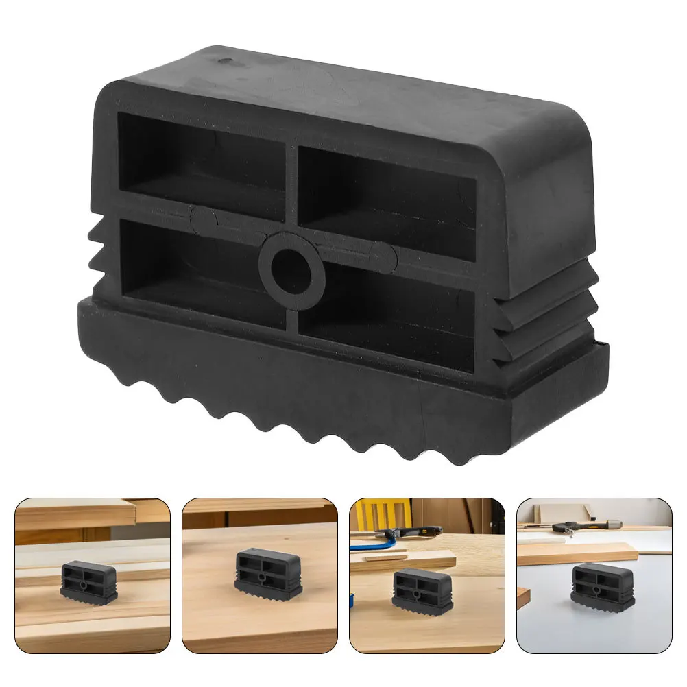 

2pcs Anti Slip Feet Pads Rubber Foot Covers For Step Ladder Stability On Tiles Grass Ladder Leg Protective Caps Home Use