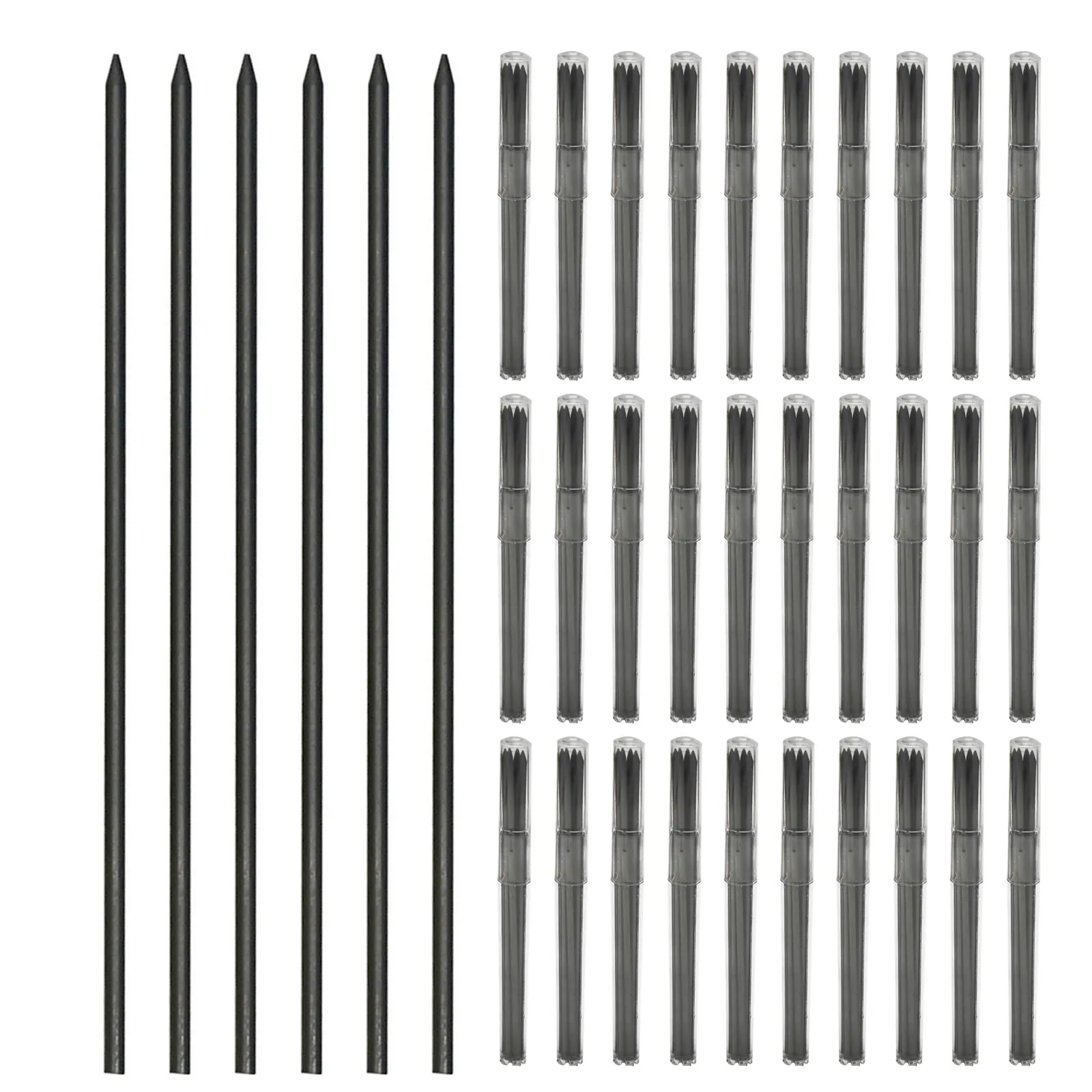 800Pcs Automatic Pencil Lead 2.0mm Black Hb Replacement for Mechanical Drawing Sketching Writing Office School
