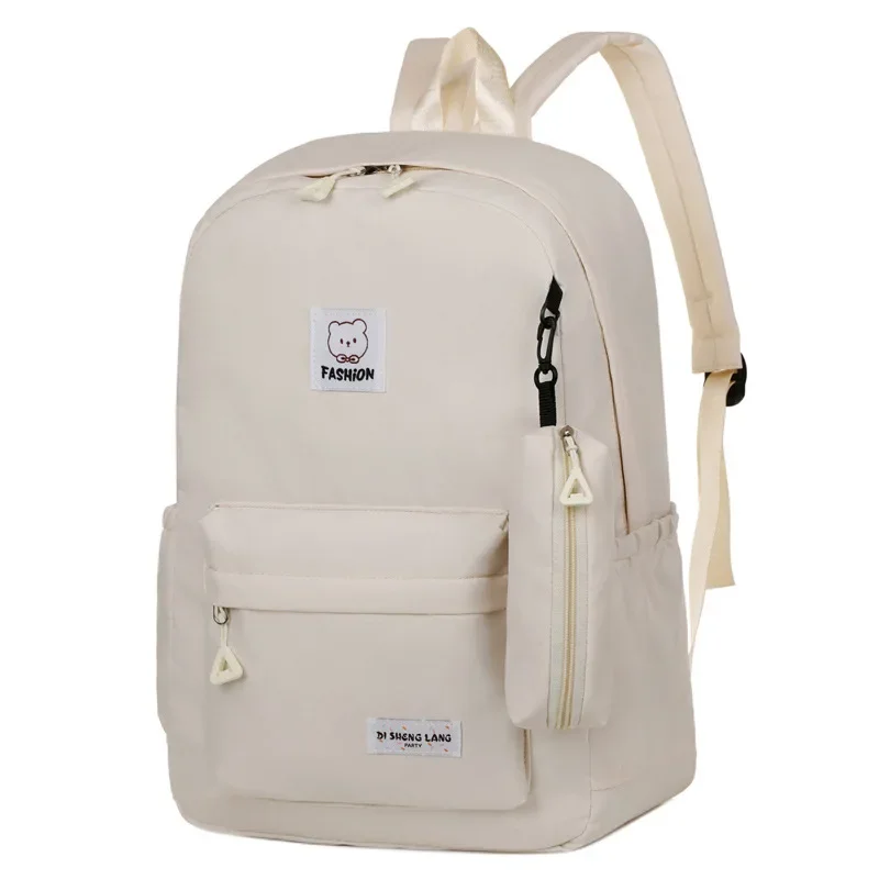 Fashionable School Bag Large Capacity Backpack Laptop Daypack Casual Book Bags for High School and College Students