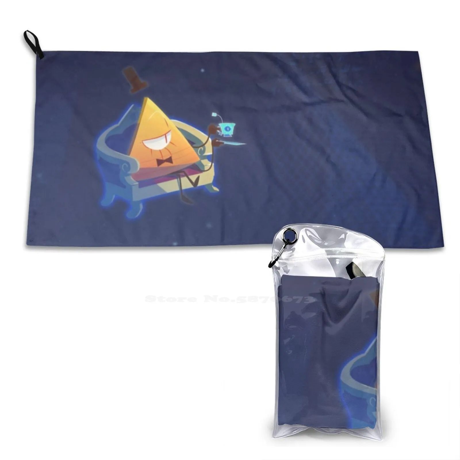 Bill Cipher [ ] Soft Towel Quick Dry Beach Towel Bill Cipher