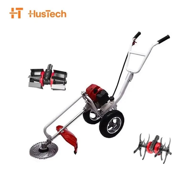 Hot Selling 52cc Petrol Nylon Lawn Mower Garden Grass Trimmer with Weeding Push for Brush Cutting for All Major Brands