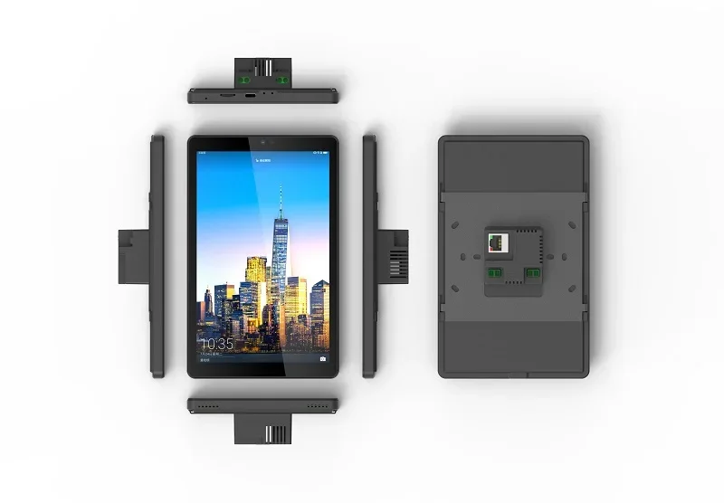 

2023 Sunworld YC-SM08P Embedded 8 inch control touch panel Android 11wall mount android poe tablet