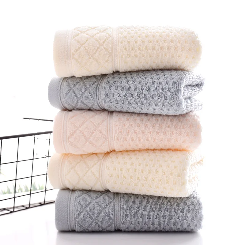 2026 New Pure Cotton Honeycomb Face Towel—Extra Thick and Large, Highly Absorbent and Lint-Free
