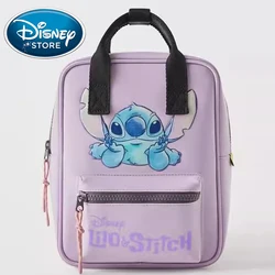 9style Disney Stitch Plush Backpack Ins Japanese Blue Stitch Cartoon Large-Capacity Student Backpack Kindergarten Bag Child Gift