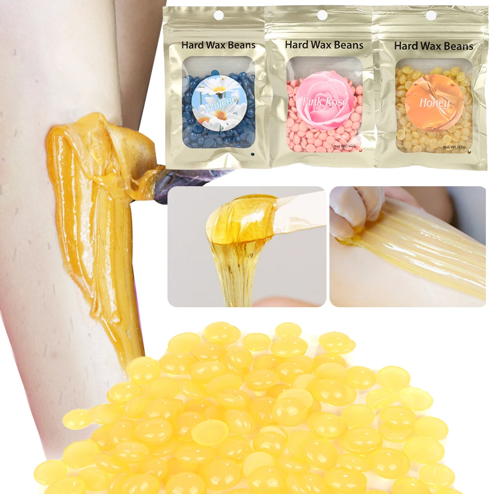 25g Wax Beans For Hair Removal Heatable Hard Wax Beads Professional Depilation Wax Painless Body Beauty Hair Removal Supplies