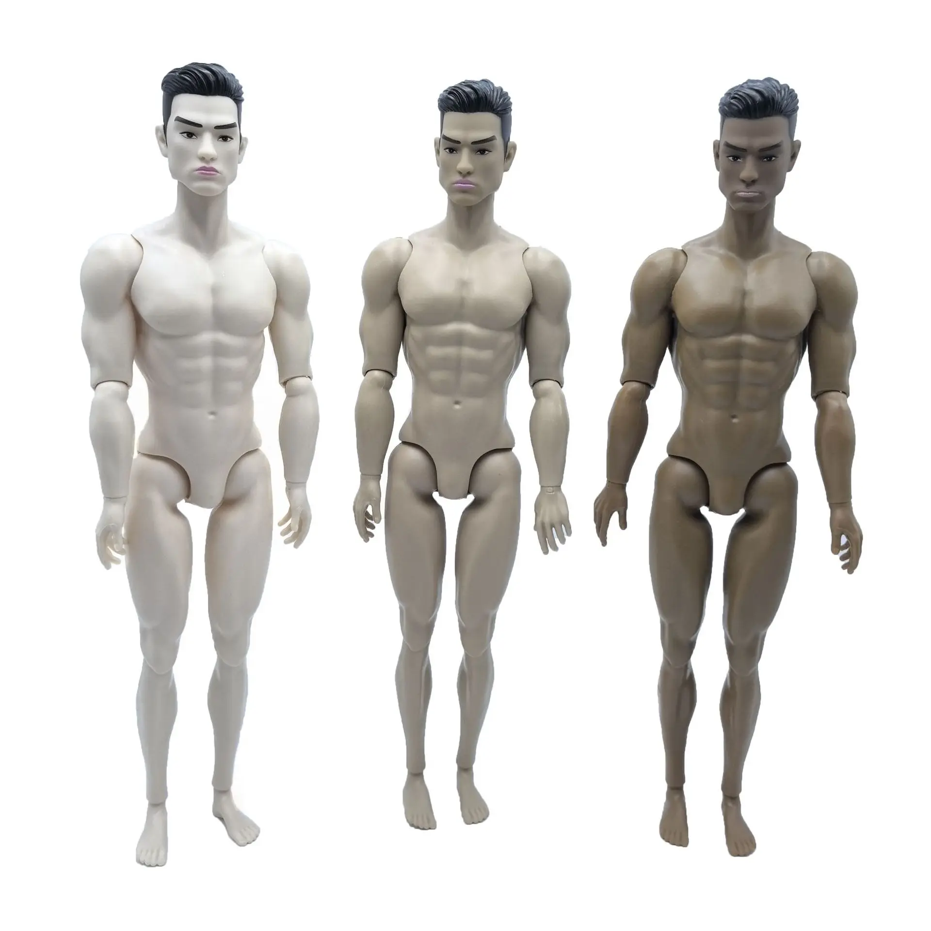 1/6 Boys Doll Body+Head Male Figures Joints Movable Solid 35cm Dolls Fashion Make Up Face Doll Kids DIY Toys Birthday Toy Gifts
