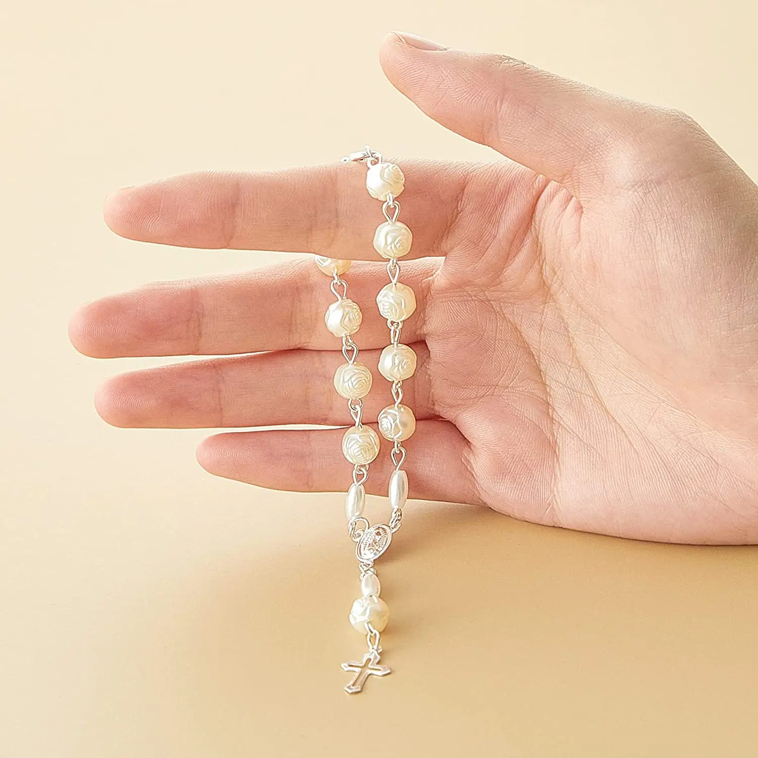 20Pcs Rosary Baptism Religion Church Event Wedding Boy Girl First 1St Holy Communion Baby Shower B