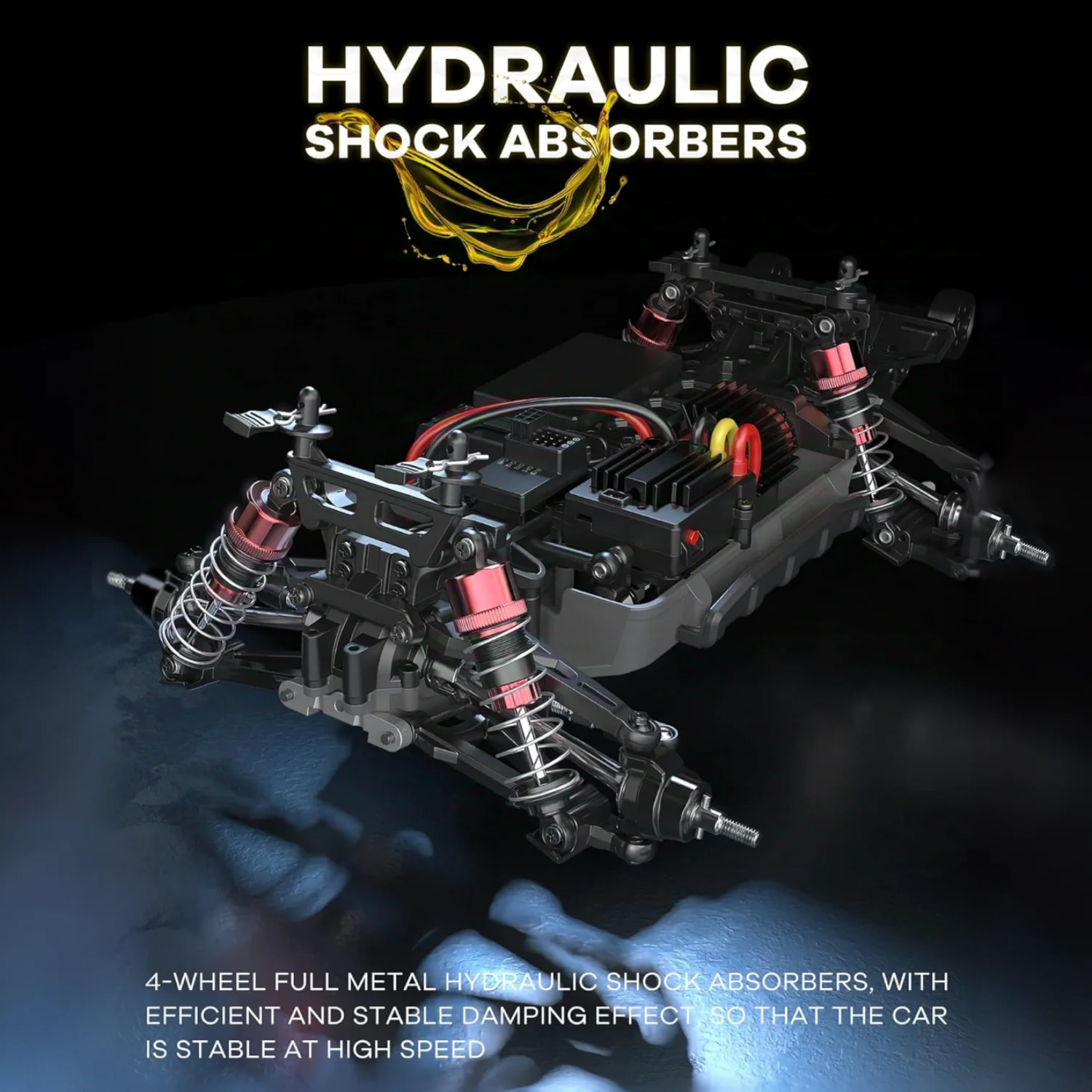 MJX Hyper Go 16207 70 km/ساعة 1/16 4WD سيارة سباق بدون فرش عالية السرعة الانجراف سيارات 2.4G سيارات التحكم عن بعد على الطرق الوعرة شاحنة اللعب #3