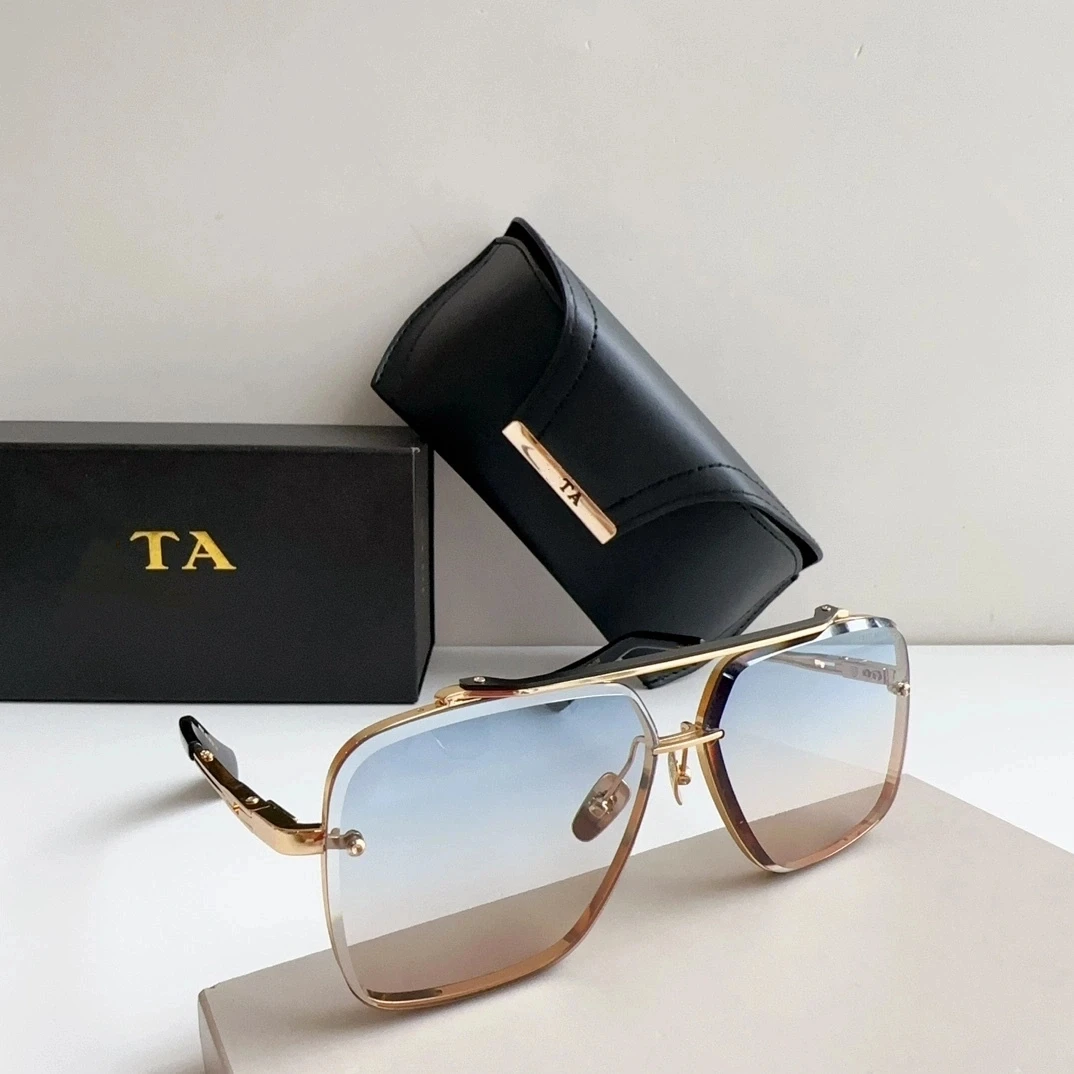 

Original Factory For DIYTA DT MACH SIX With Brand Box Premium Gold Alloy Frame Luxury Designer UV400 Square Men Women Sunglasses
