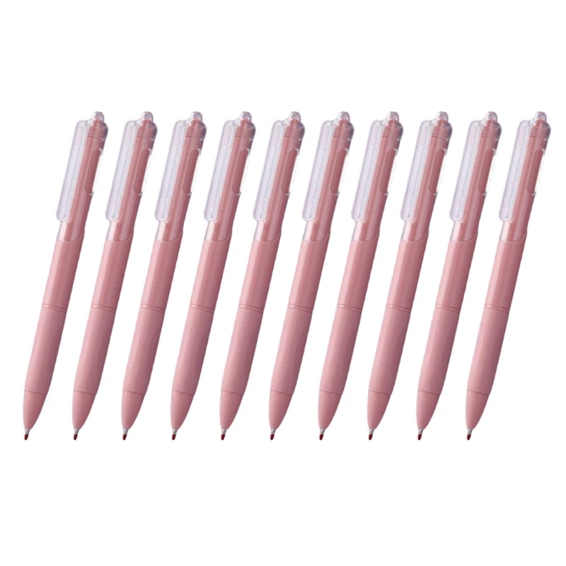 QX2B 10x выдвижная гелевая ручка с черными чернилами, нейтральная ручка, ручка для подписи 0,5 мм для студентов