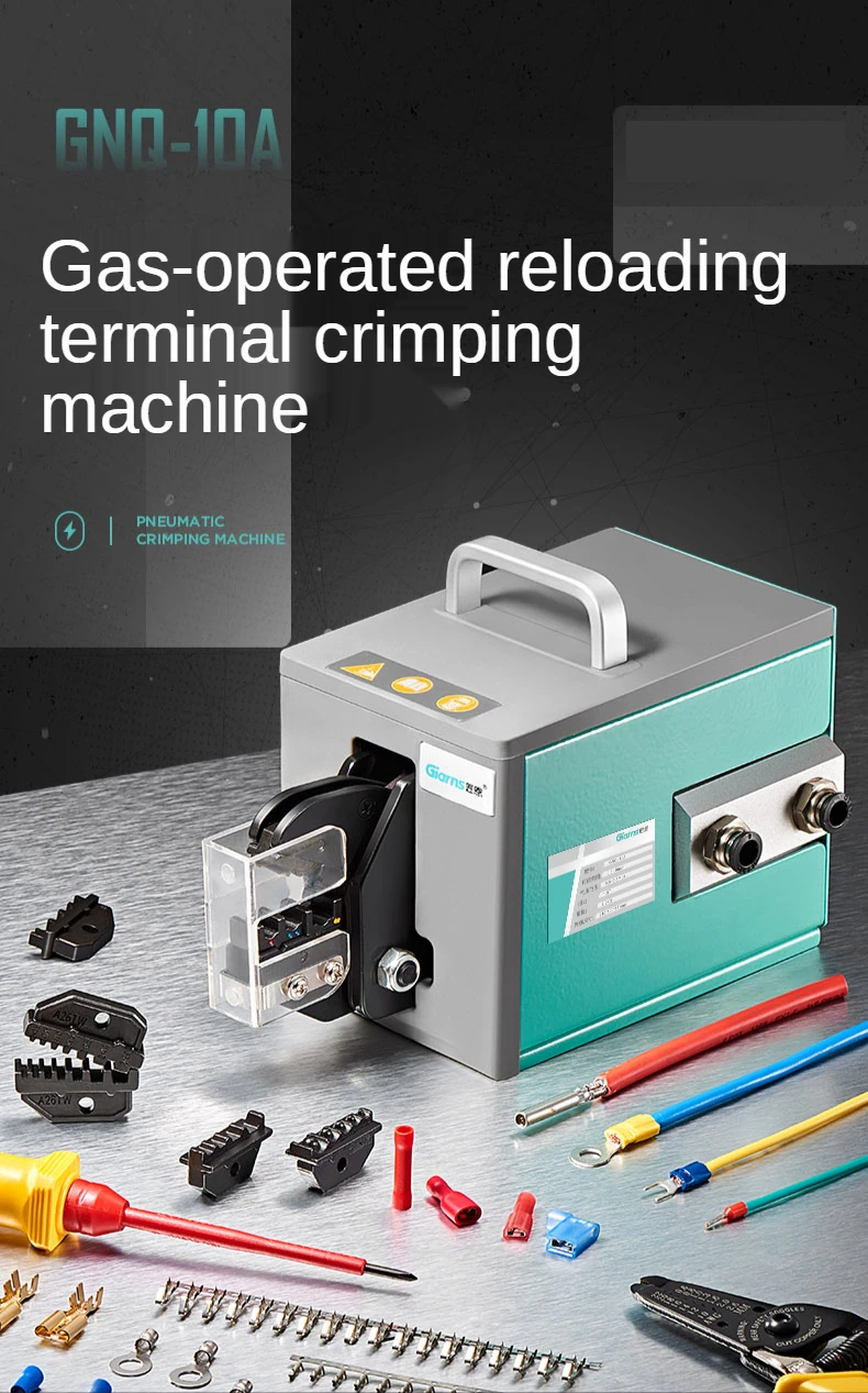 Pneumatic Terminal Crimping Machine Cold Crimping Terminal Copper Nose Tube Ve Terminal Aviation Pin Crimping Pliers Tools