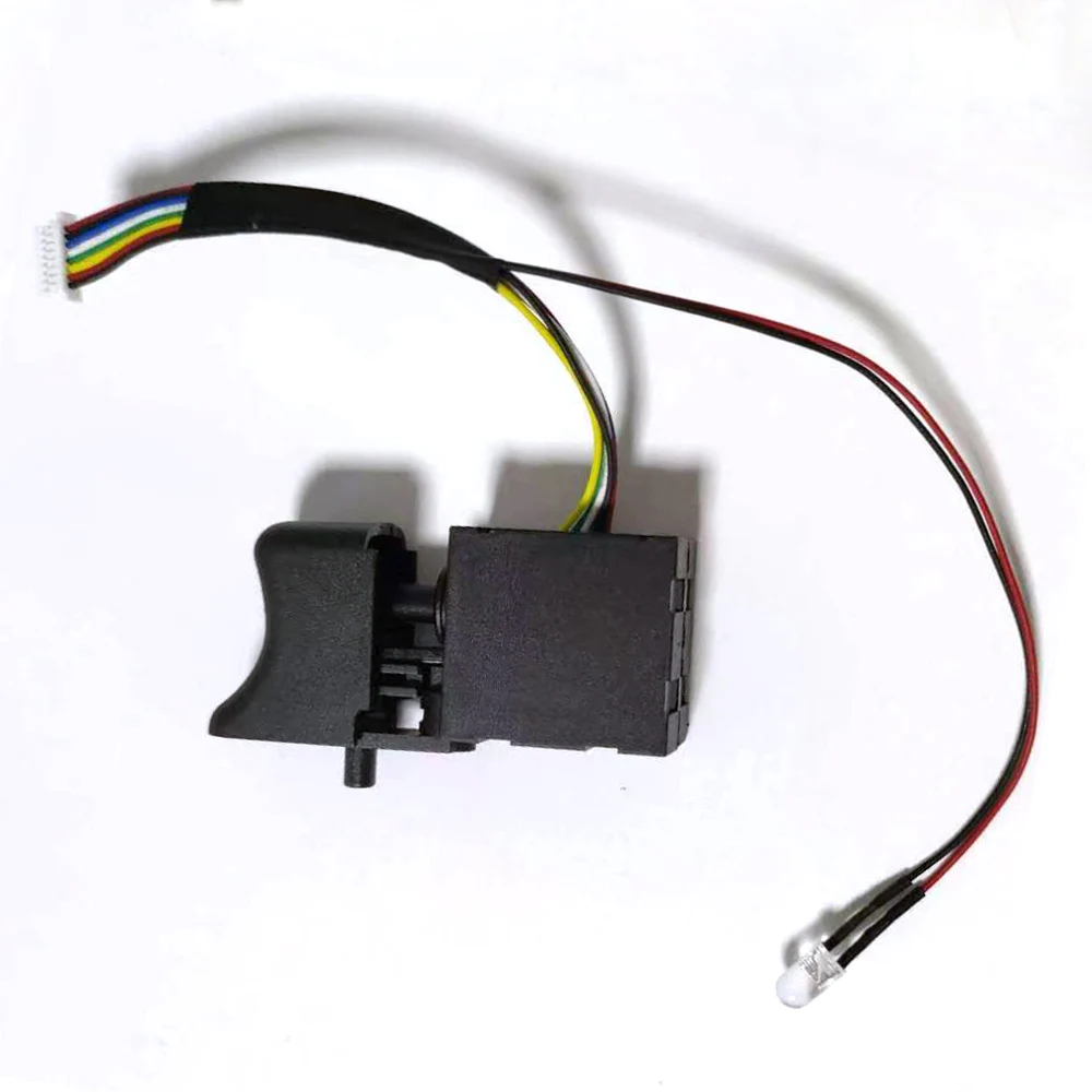 

Angle grinder hand drill speed forward and reverse self-resetting brushless button switch universal power tools accessories