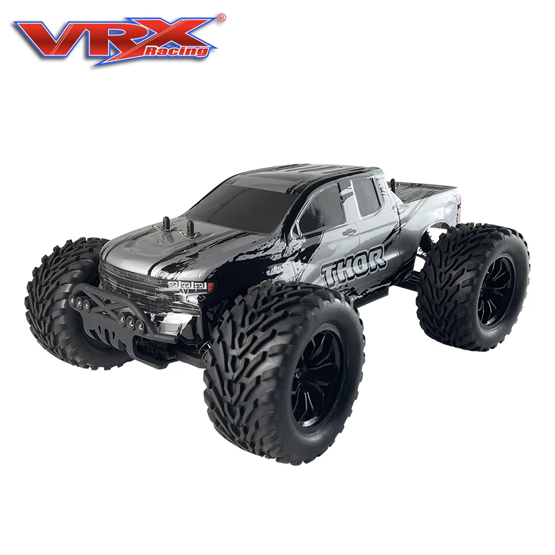 Upgrade Version VRX Racing 1/10 Scale Brushless Monster Truck With New Bumper and Front Lights 3CH 2.4GHz Radio Control RC Car 