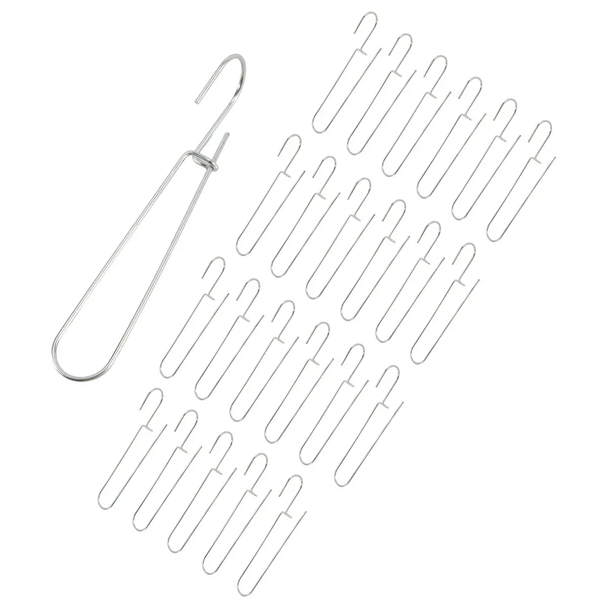 Final~~24 Pcs 7.3 Inch Metal Pattern Hooks Sewing Pattern Making Hanging Hanger