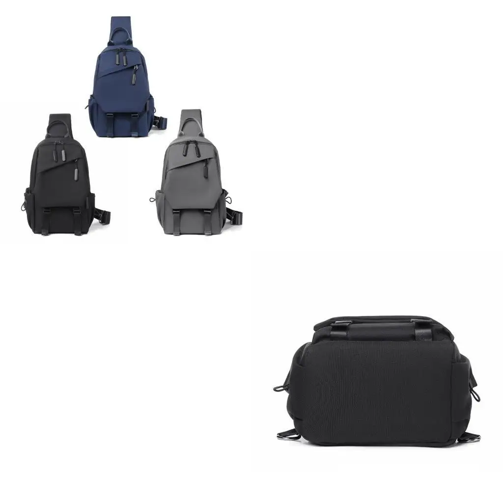 

D46D Men Women Sling Bag Lightweight Sling Chest Bag Casual Crossbody Bag