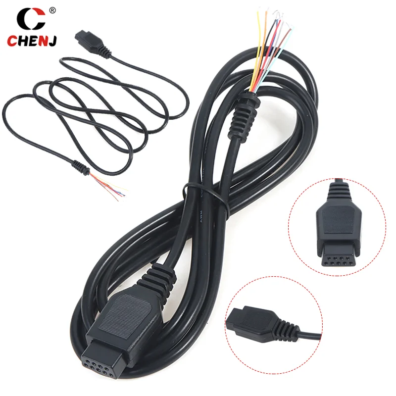 9 Pin 1.5M Extension Cable For Sega-Genesis 2 For MD2 Controller Gamepad Controller Cable Game Console System Accessories