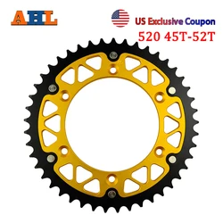 AHL Motorcycle 45T 46T 47T 48T 49T 51T 52T Rear Sprocket For SUZUKI RM125 RM250 DR250 DRZ250 DR-Z250 DR350 RMZ250 RM-Z250 RMX250