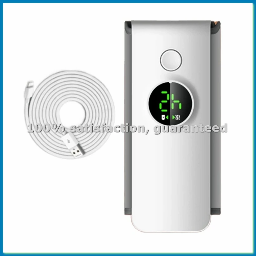 Rechargeable Baby Bottle Warmer Temperature Adjustment with Temperature Display Breast Warmer Sleeve Feeding Accessories-A57M