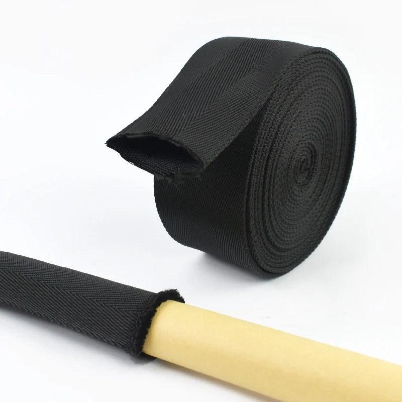 

2M 25/32/38/45/50/55mm Hollow Tubular Webbing Ribbon for Shoulder Bag Strap Polyester Tape Dog Collar Leash Band Sewing Supplies