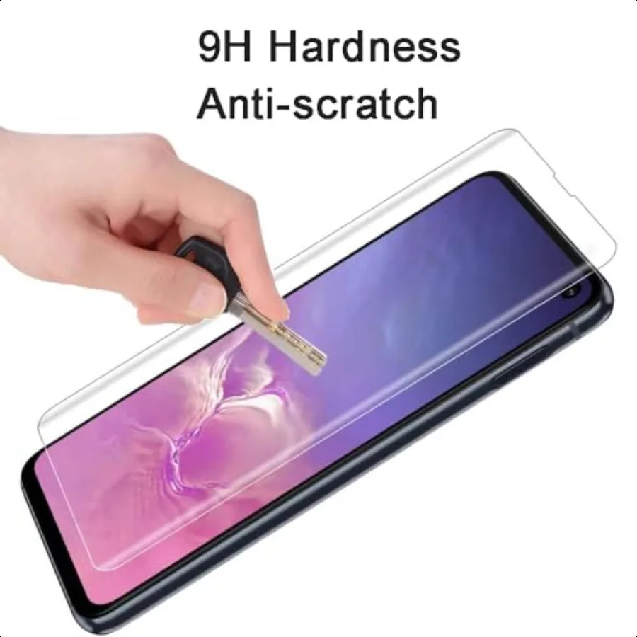 Затемненное стекло Fim, предназначенное для Samsung Galaxy S10 Plus, 6,4-дюймовая защитная пленка для экрана 9H, против царапин, HD, без пузырей, 2 шт.