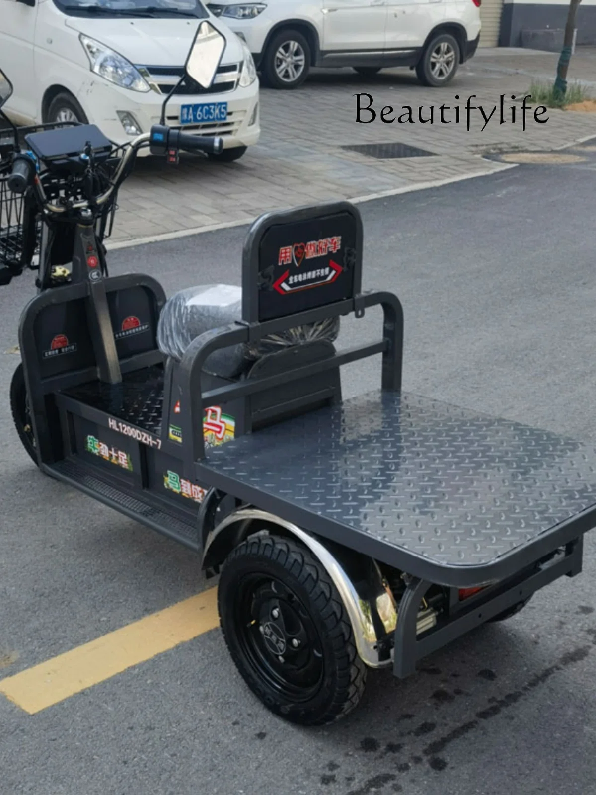 High-Speed Electric Tricycle Battery Scooter Household Agricultural Truck Load Pulling Goods