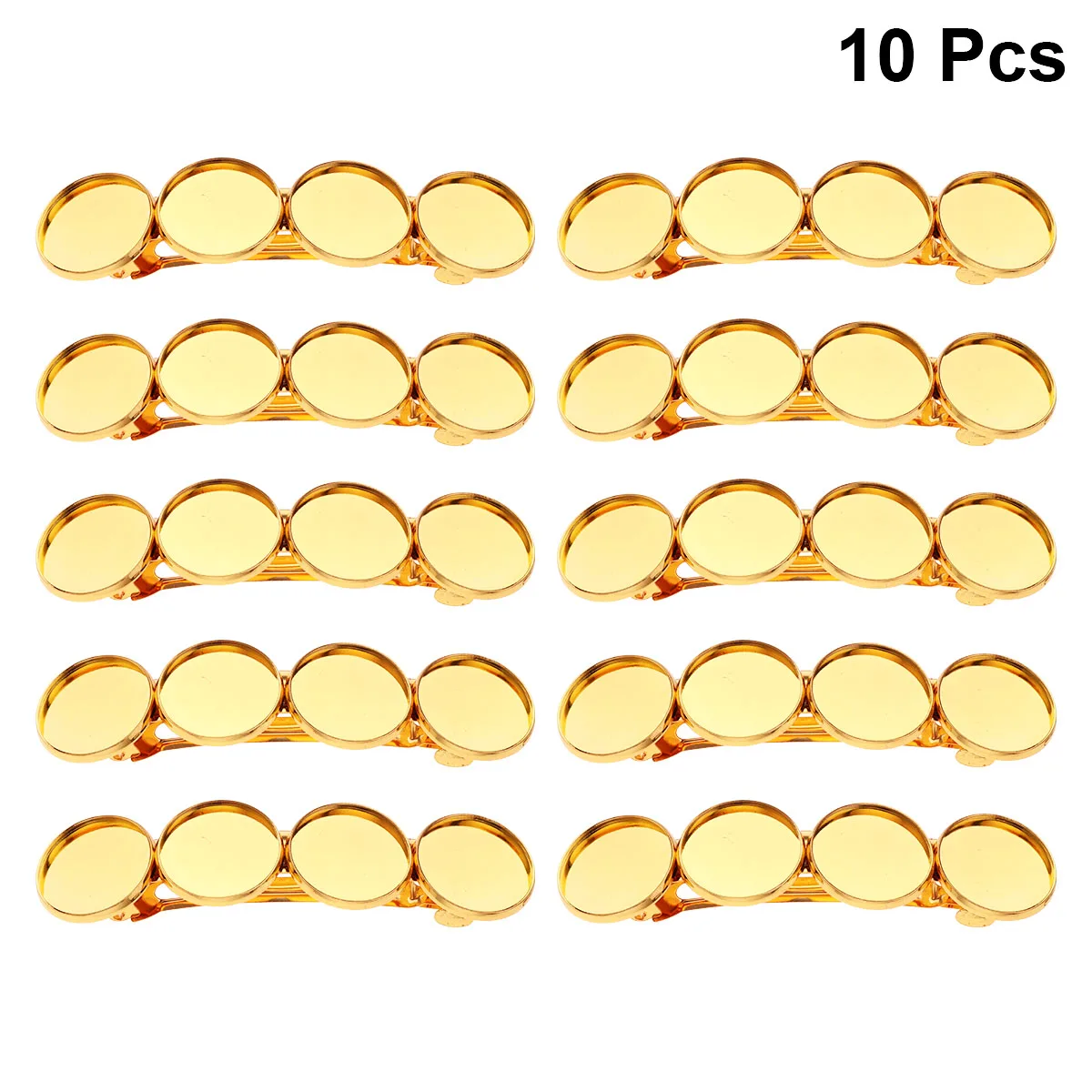 

10 Pcs Mini Claw Hair Clips Accessories DIY Making Stylish Headdress Spring Fashion Metal Durable Handmade Jewelry Gifts