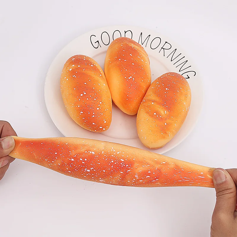 3 szt. Zabawka antystresowa kreatywne śniadanie chleb ananasowy wycisnąć zabawki Fidget Squishy Play Pranks dla dzieci dorośli prezent Prop J201