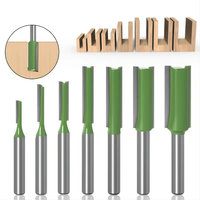 7Pcs Straight Cut Router Bit Set Durable Tungsten Carbide 1/4\