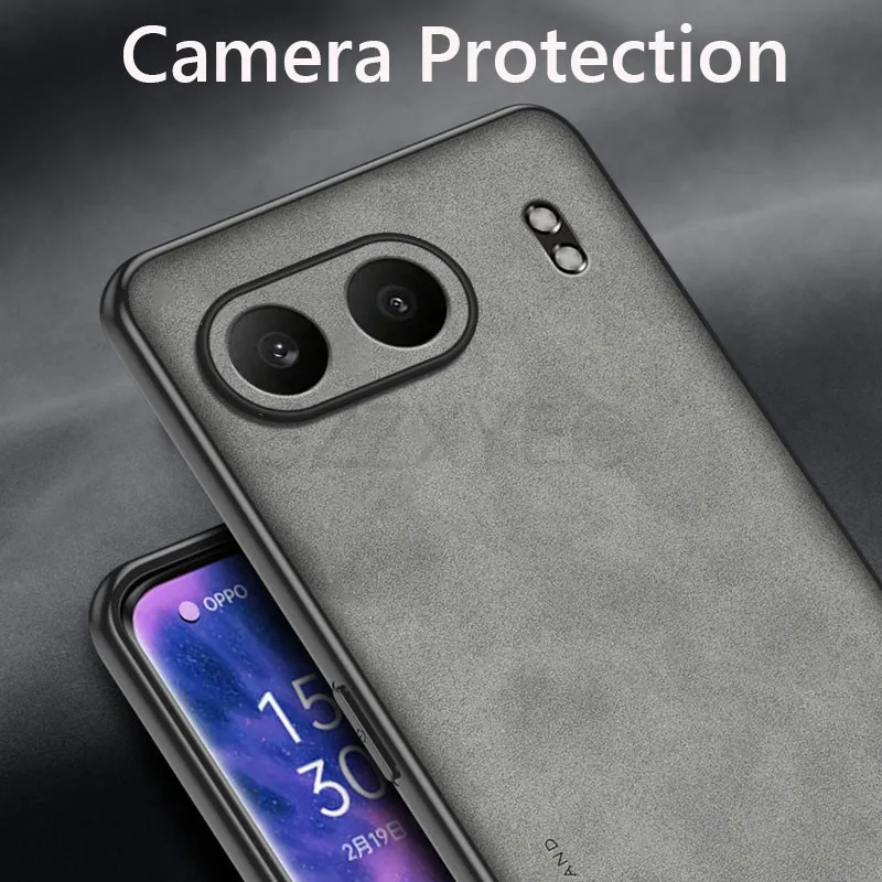 Luxury Retro Leather Skin Feel Case For OnePlus Nord 4 Nord4 5G Shockproof Matte Silicone Soft Case Cover