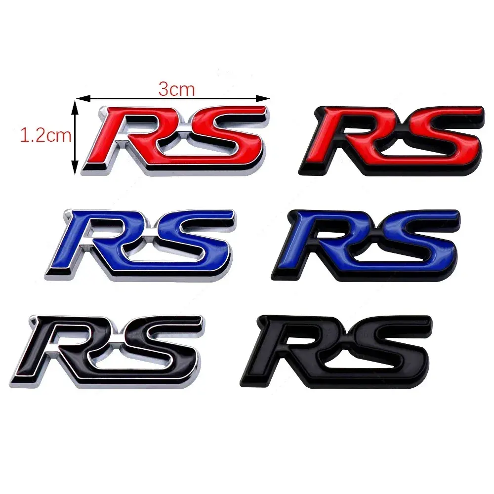 3d metall logo rs lenkrad emblem auto aufkleber für honda rs fit stadt bürgerliches akkord hrv crv jazz odyssey crz vezel abzeichen