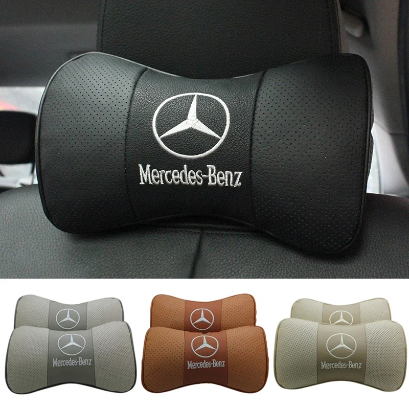 

Car Neck Pillow Interior Seat Headrest Cushion For Mercedes Benz AMG GLA GLC W176 W177 W203 W204 W205 W210 W211 W212 W213 W164