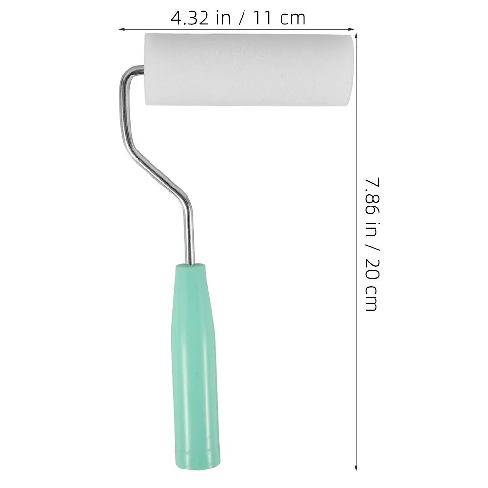1Set Small Paint Roller Brush Compact Design Easy Clean Paint Roller for Walls Painting Supplies Wall Painting Supplies
