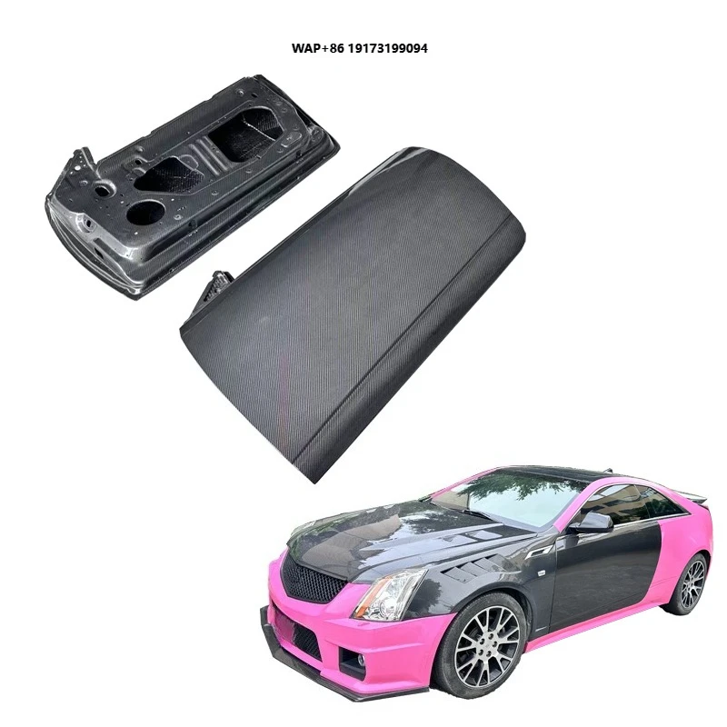 LANGyu High Quality Vehicle Parts & Accessories Auto Body Systems Car Door for  CTS Dry Carbon Fiber Car Door 08-12