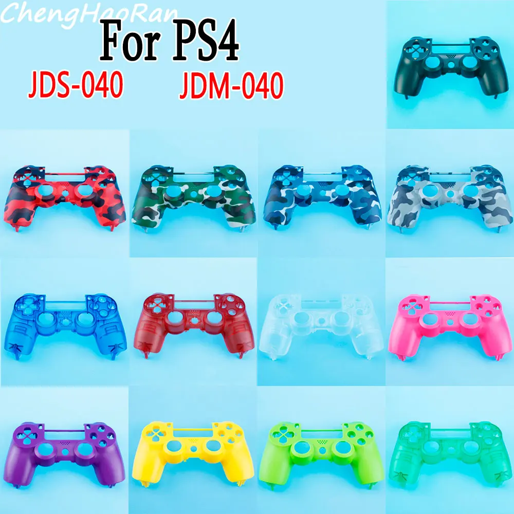 

1PCS Suitable for PS4 4.0 plastic front protector JDS-040 JDM-040 multi-color controller gamepad top shell replacement parts