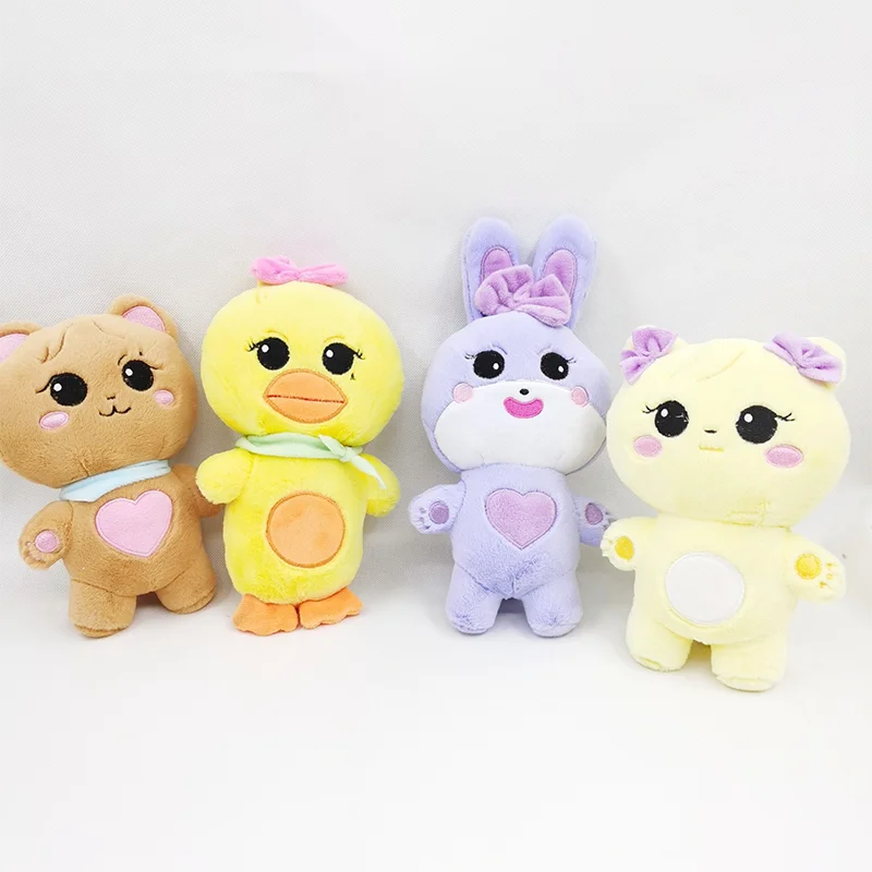 New BORN PINK World Tour Pink Plush Doll Official Plushies Jennie Lisa Rose Jisoo Kawaii Stuffed Animals Toys Fans Birthday Gift