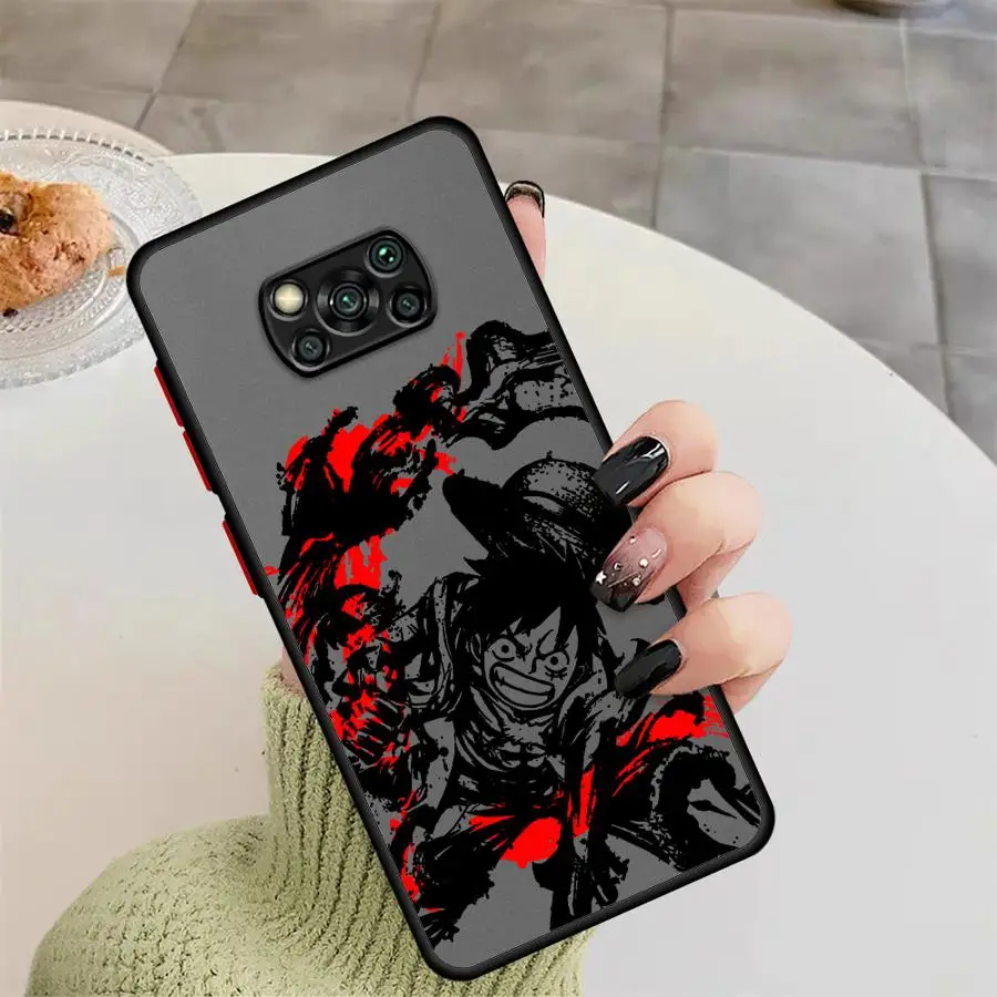 Capa para xiaomi poco c50 f3 x3 nfc c51 m5s c40 x3 x4 x5 pro capa traseira do telefone anime uma peça legal
