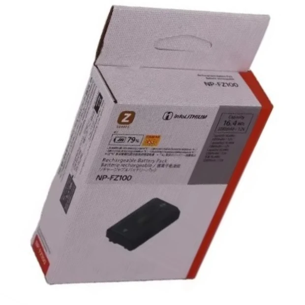 NP-FZ100 Camera Battery 2280mAh Lithium-ion Replacement for Sony A7III A7IV A7RIII A9 A7C A6600 FX3 Digital Cameras