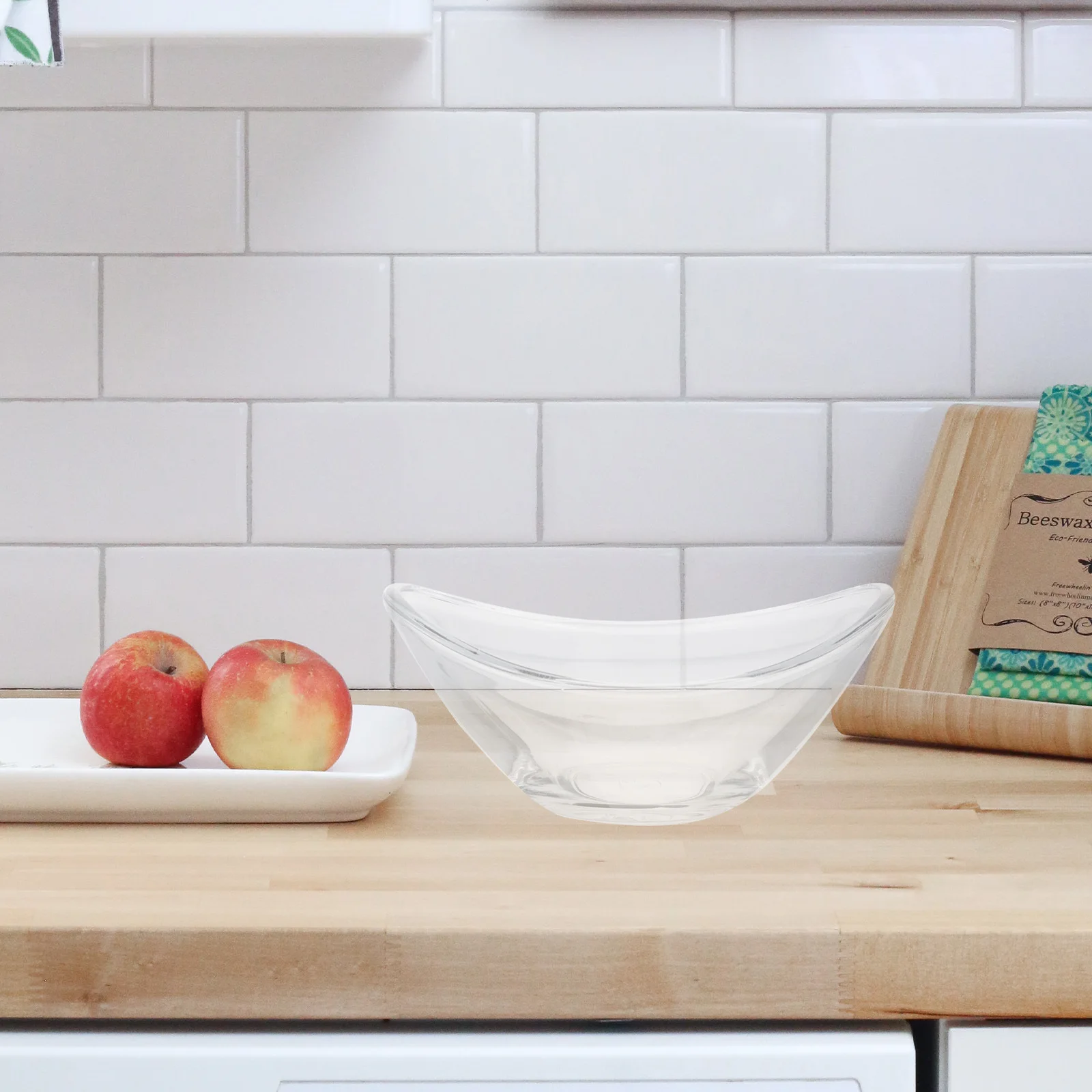 

2Pcs Premium Glass Ingot-Shaped Sauce Dishes Practical for Sweet Sour Mustard Soy Sauce Dipping Plates Food Containers