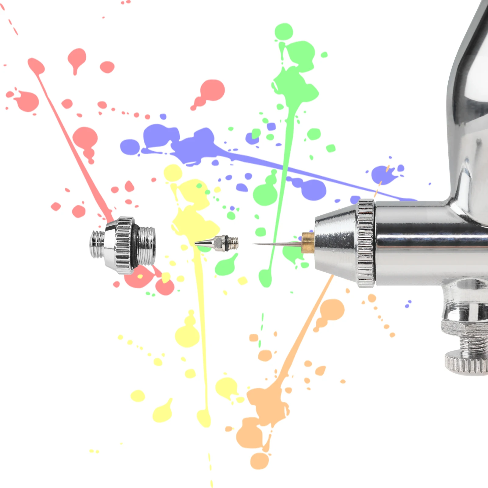 Airbrush Nozzle Cap 0.2/0.3/0.5MM 180 Series Replacement Parts Suitable for 180 Airbrush Gun Accessories (1/3/5PCS Optional)