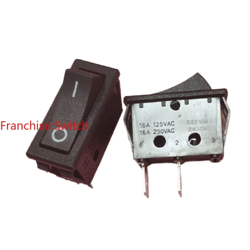 

10PCS Ship Type Rocker Switch R-1-110-C5N-BB 2Pin 2Gear Black 16A