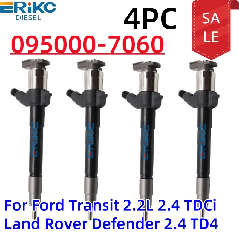 

095000-7060 6C1Q 9K546 BC New Diesel Injector Nozzle 1495919 For Ford Transit 2.2L 2.4 TDCi Land Rover Defender 2.4 TD4 2006-