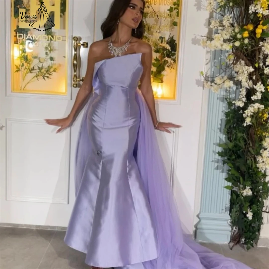 

Vows Off-shoulder Formal Dresses for Special Occasions Fishtail Skirt Elegant Prom Dresses 2025 Custom Made Shawl Evening Gown