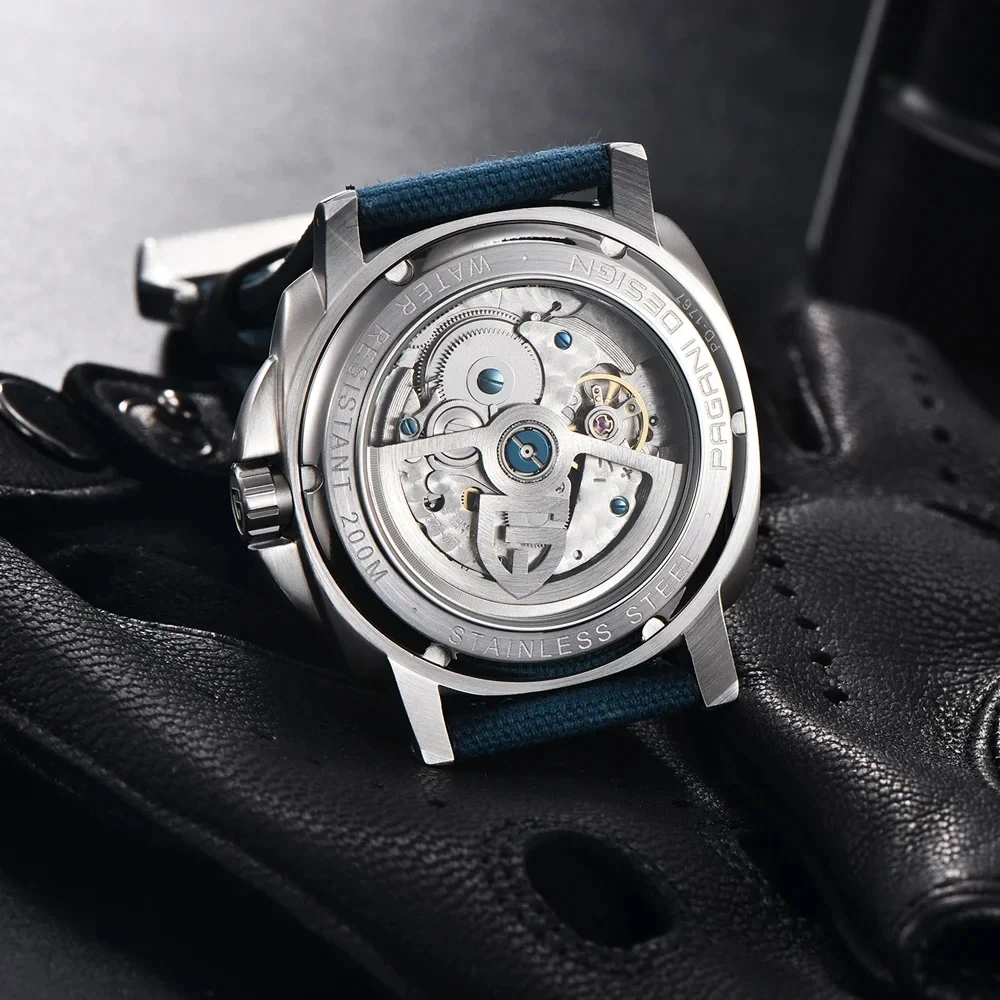 PAGANI DESIGN 41MM New Men\'s Watches Luxury Automatic Mechanical Watch For Men 100M Waterproof Stainless steel Wrist Watch Men 