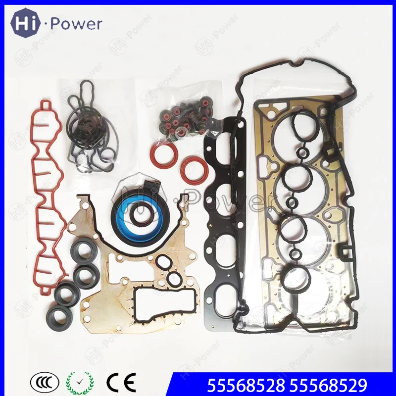 

Engine Overhaul Kit 55568528 55568529 Oil Cooler Seal kit Cylinder Head Gasket For Chevrolet CRUZE 1.6 DAEWOO 55355578