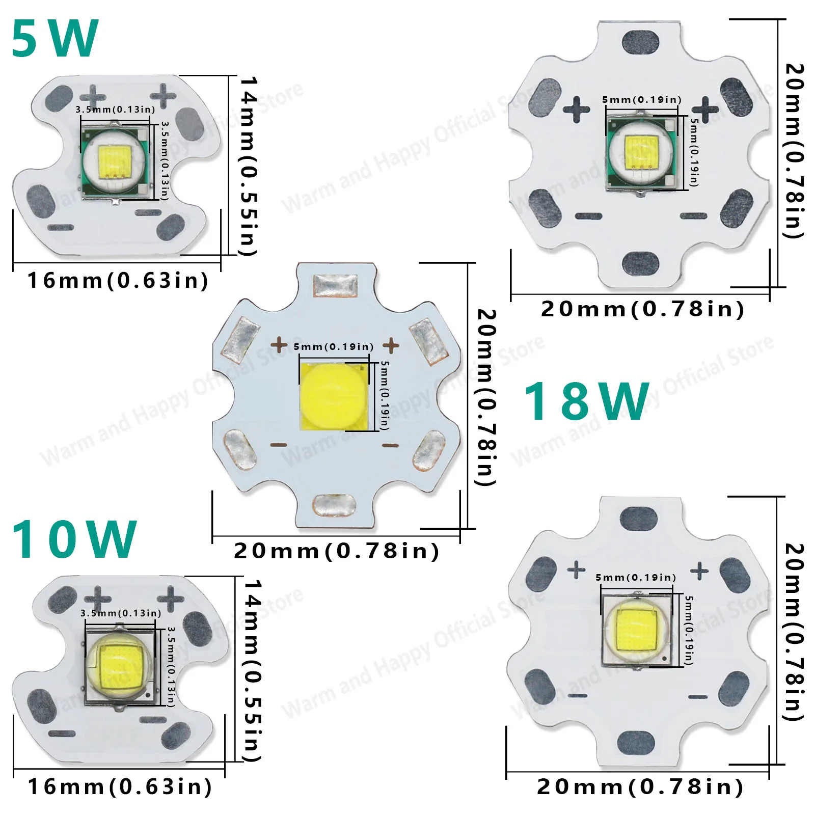 Рисунок 3 - Светодиодные фонари высокой мощности
