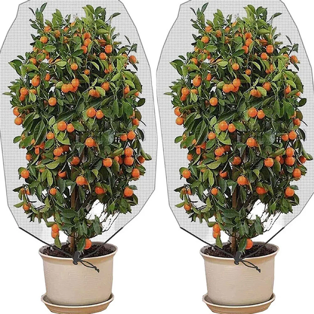 

Insect proof Mesh Bag Plant Cover Reusable Lightweight Breathable Gardening Protection Flowers Vegetables Plants Small Size Easy