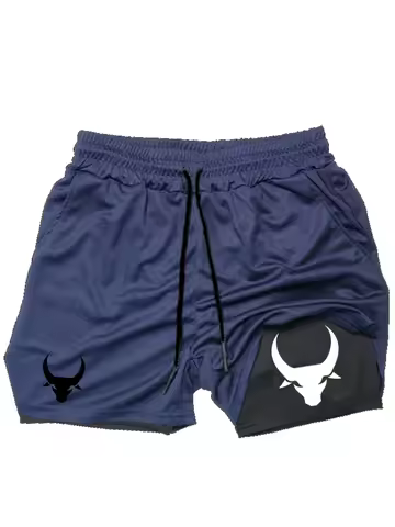 Sweatpants Shorts Men Gym Running Shorts Men Quick Dry Sport Basketball Training Summer 2 In 1 Men Short Pants Men Double Deck